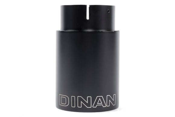 Dinan Double-Walled 4" Clamp-On Exhaust Tip (Black Ceramic)