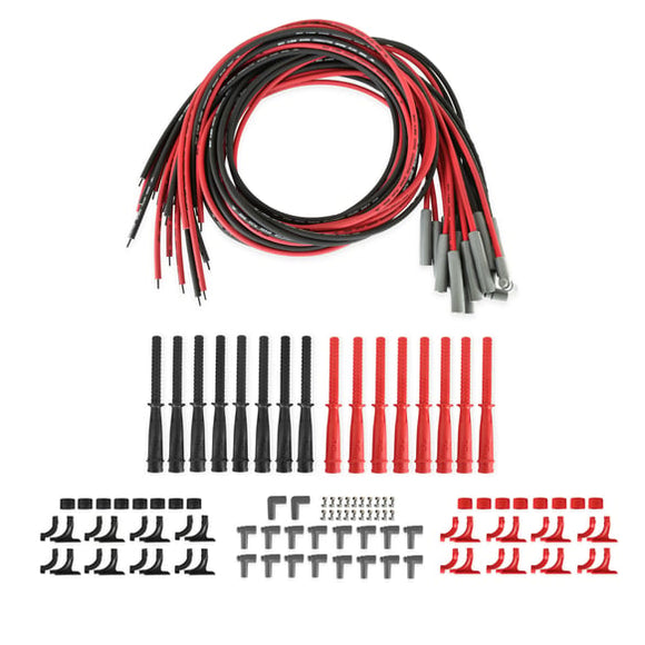 MSD Wire Set. Red / Black Super Conductor. Dual Plug Hemi. Pro Mag