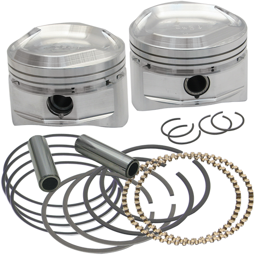 S&S Cycle 84-99 BT HSF 3-5/8in Piston Set - .010in