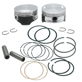 S&S Cycle 1999+ BT 106in Forged Stroker Pistons - Plus .010in