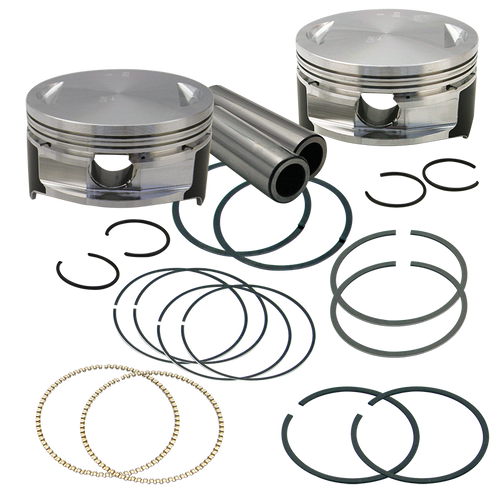 S&S Cycle 1999+ BT 106in Forged Stroker Pistons - .020in
