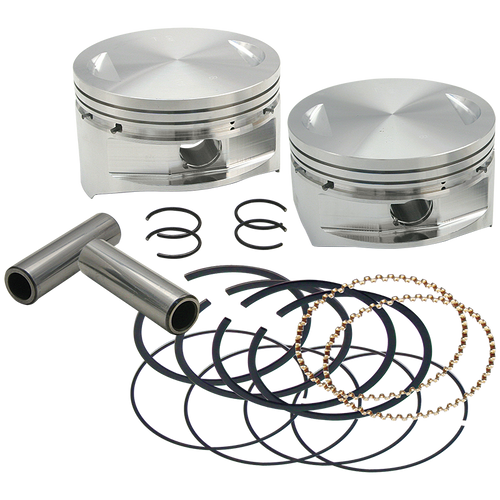 S&S Cycle 84-99 BT 4in Bore Forged Pistons - Standard