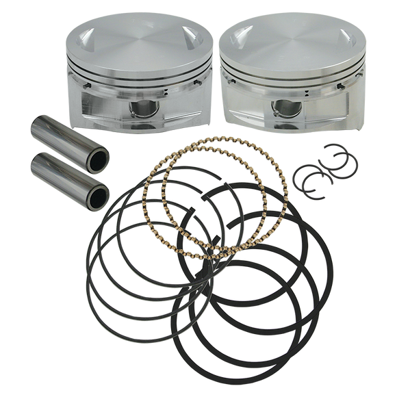 S&S Cycle 84-99 BT 4in Bore Forged Pistons - .010in