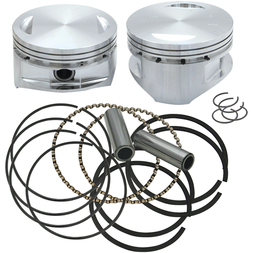S&S Cycle 84-99 BT 4in Bore Forged Pistons - .020in