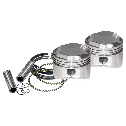 S&S Cycle 84-99 BT 89in High Compression Stroker Pistons - .020in