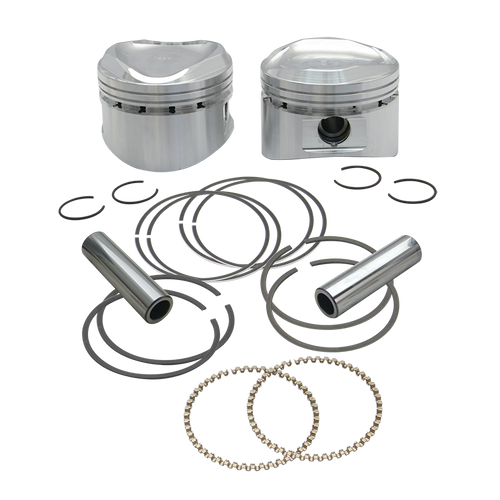 S&S Cycle 84-99 BT 89in Low Compression Stroker Pistons - .020in