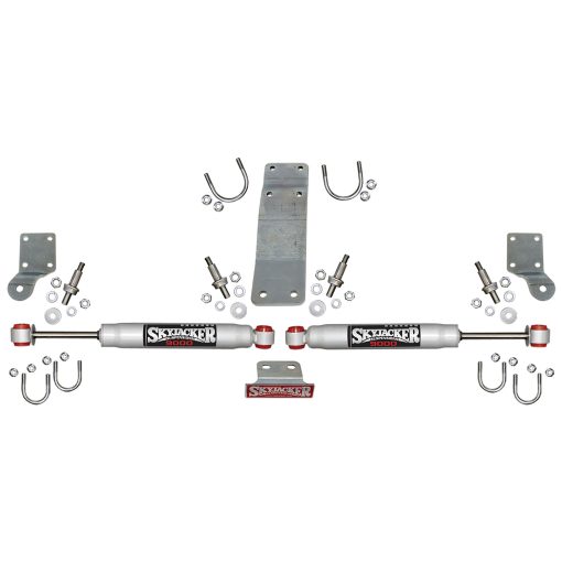 Skyjacker 2007-2017 Jeep Wrangler (JK/JKU) (Use w/ JK717TR) Dual Steering Damper Kit w/ 9000 Series