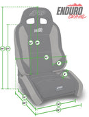 PRP Enduro Elite Reclining 4 In. Extra Tall Suspension Seat/(Passenger Side)-2