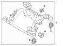 RUBB MOUNT. Part Number: 1EA505145Q Fits ID.4 (2021 - 2023)-2