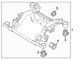 RUBB MOUNT. Part Number: 1EA505145Q Fits ID.4 (2021 - 2023) - 0