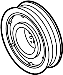 Crankshaft Pulley Genuine Audi 2014-2015 A6 A8 Q7 TDI