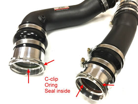 F10 520d N47 charge pipe boost pipe - 0