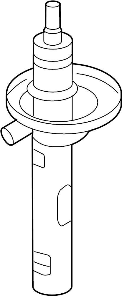 VW Suspension Strut - Genuine VW 5QM413031T