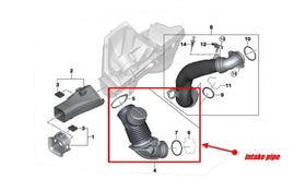 G-B58 intake pipe ( G05,G20, supra) - 0