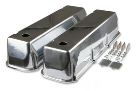 Mr. Gasket Cast Aluminum Tall Valve Covers - Polished Fits 1968-1997 Ford 429/460 Big Block