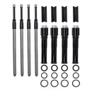 S&S Cycle 2017+ M8 Models Quickee Pushrods w/ Gloss Black Covers-1