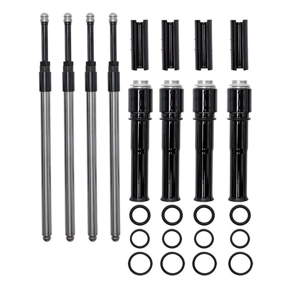 S&S Cycle 2017+ M8 Models Quickee Pushrods w/ Gloss Black Covers