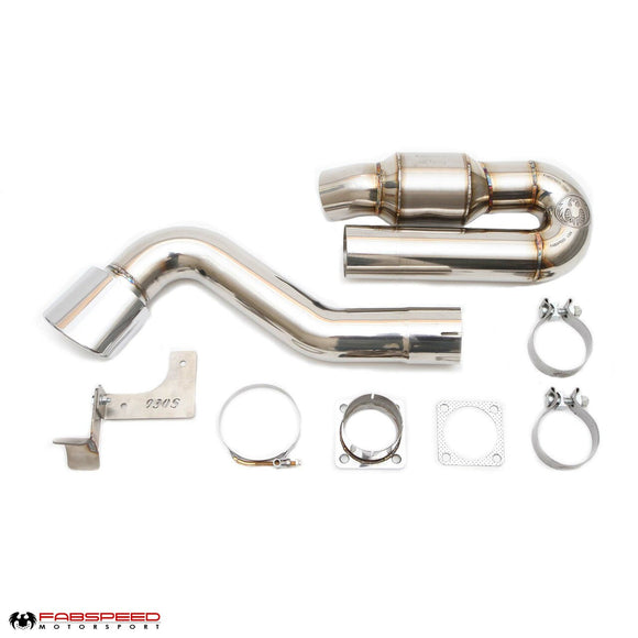 Fabspeed 911 Turbo 930 Sport Cat and Muffler Bypass Exhaust System (1976-1989)
