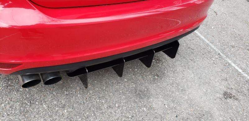 Ventus Autoworks Rear Diffuser W/ Rear Spats | Volkswagen GLI 11-14