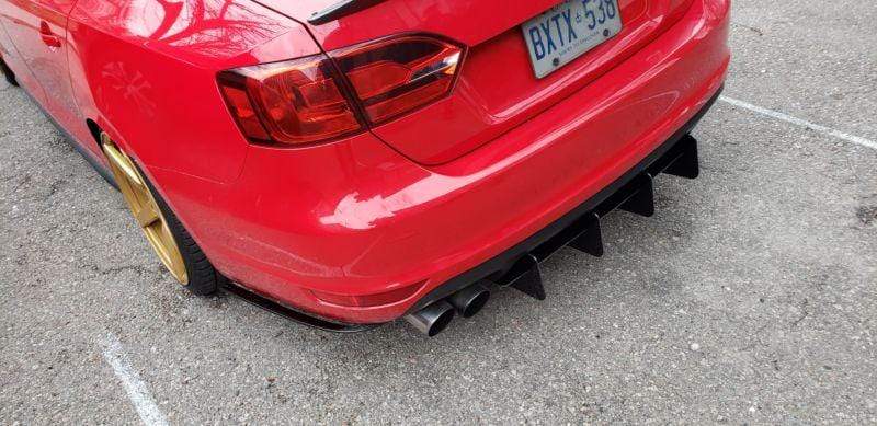Ventus Autoworks Rear Diffuser W/ Rear Spats | Volkswagen GLI 11-14