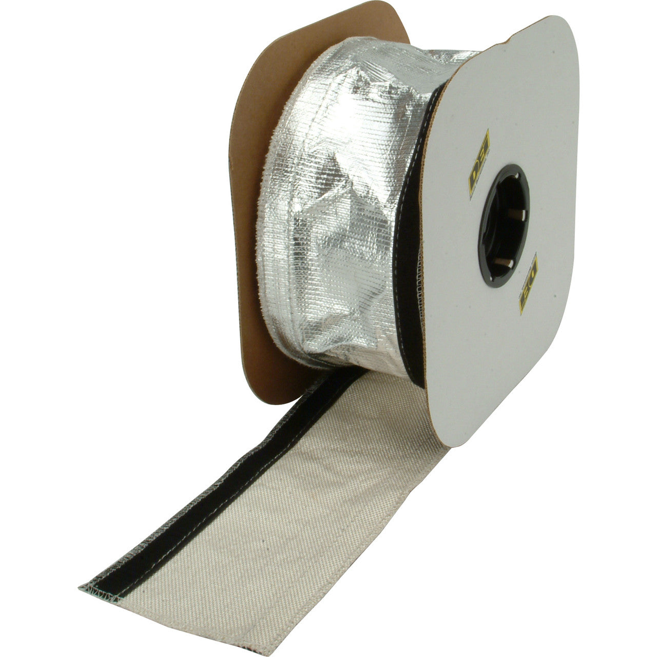 DEI Heat Shroud 2-1/2in x 50ft Spool - Aluminized Sleeving-Hook and Loop Edge