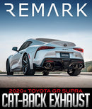 REMARK CAT-BACK EXHAUST SYSTEM: 2020+ TOYOTA GR SUPRA-5