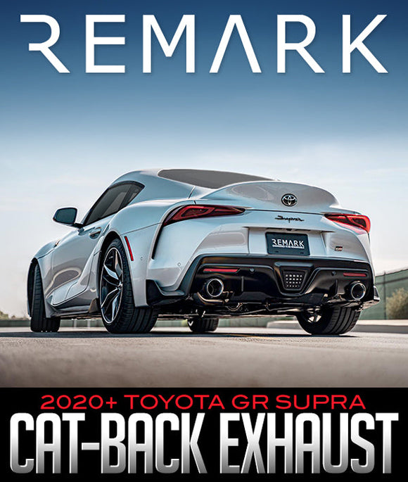 REMARK CAT-BACK EXHAUST SYSTEM: 2020+ TOYOTA GR SUPRA