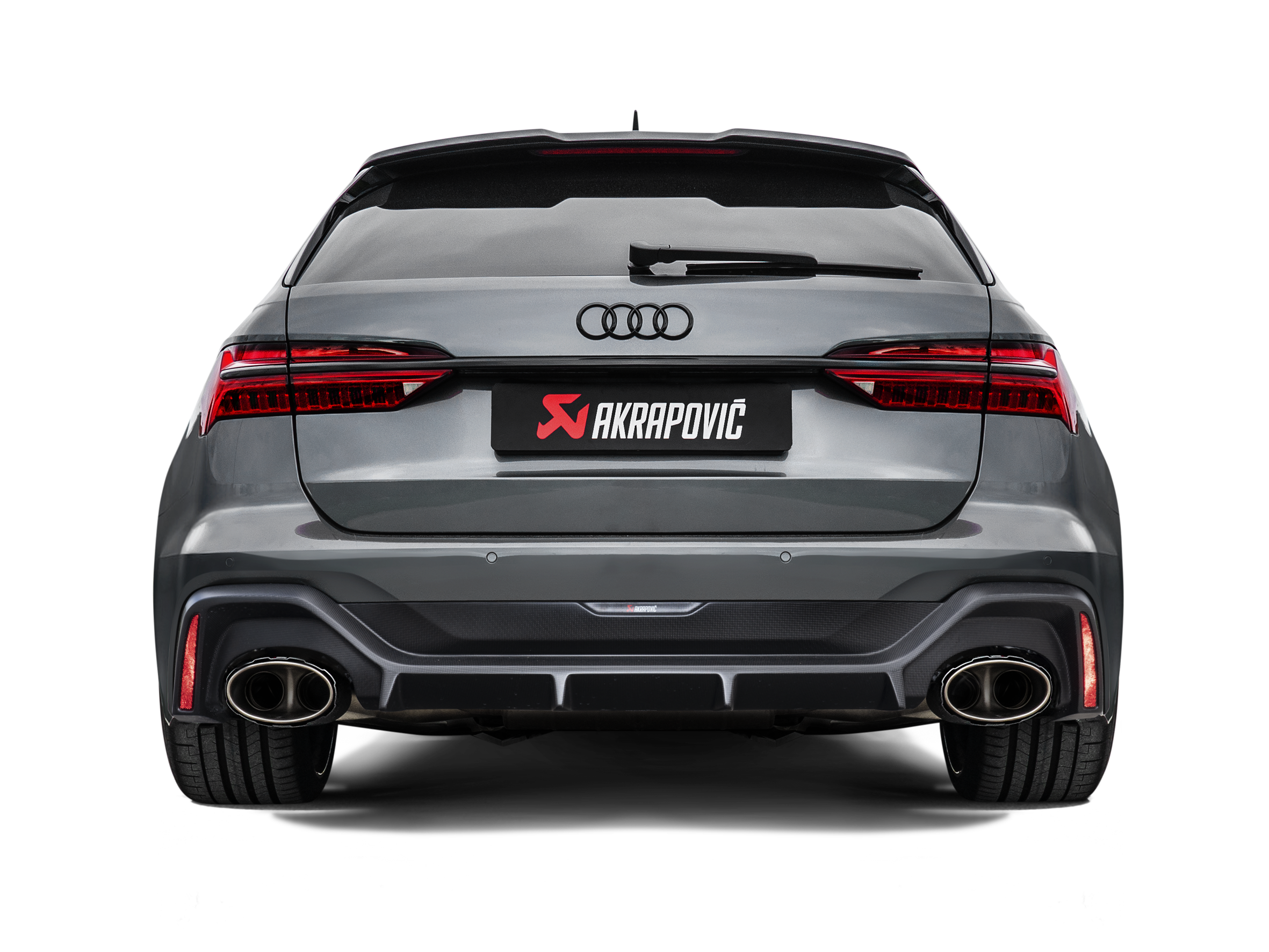 Akrapovic 2023 Audi RS6 Avant (C8) Evolution Line Cat Back (Titanium) (Req Link Pipe Set)