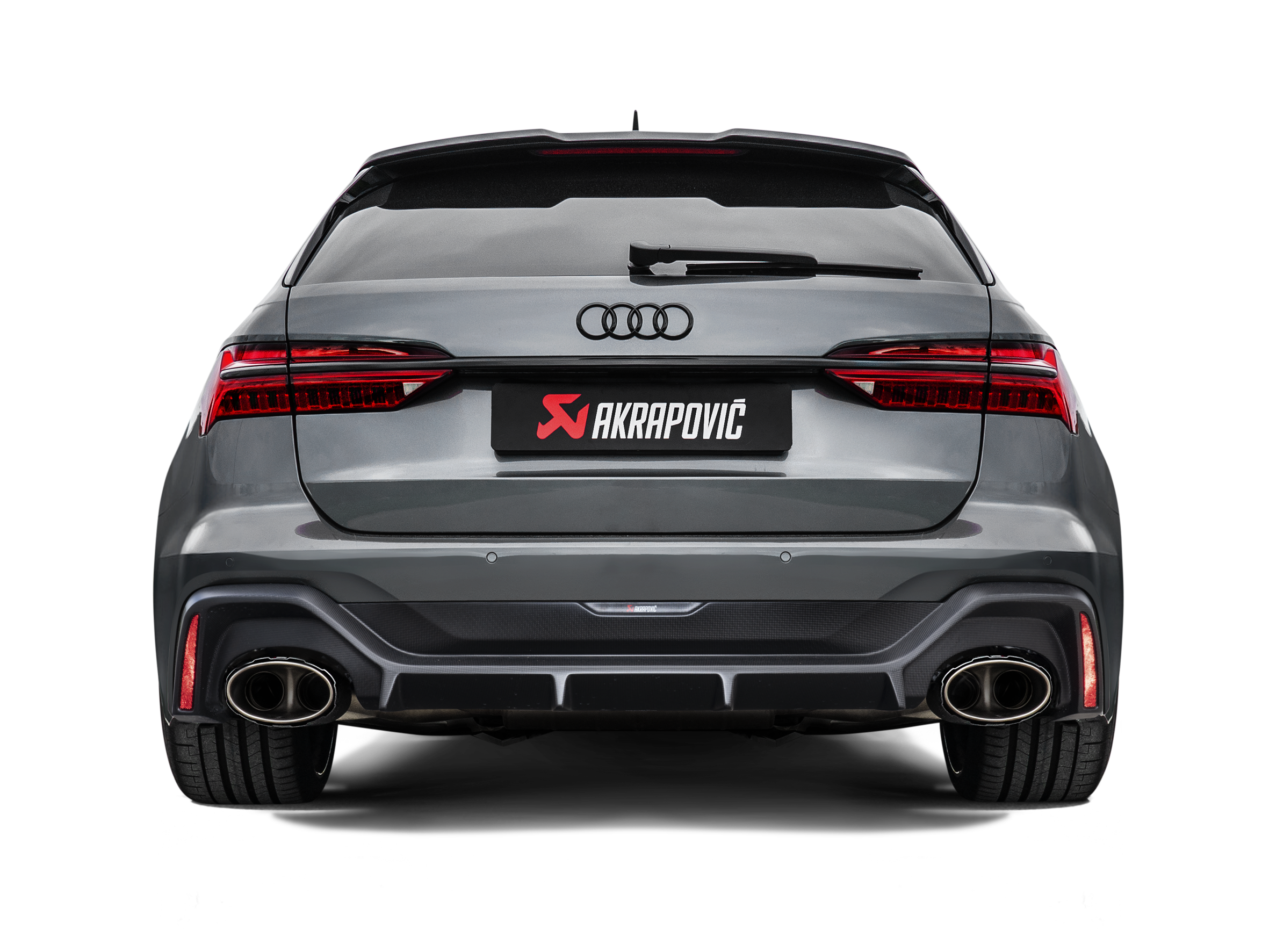 Akrapovic 2020-2024 Audi RS6 Avant (C8) Evolution Line Cat Back (Titanium) (Req Link Pipe Set)