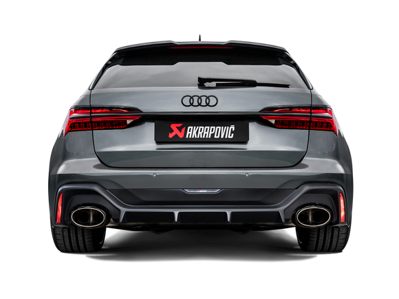 Akrapovic 2020-2024 Audi RS6 Avant (C8) Evolution Line Cat Back (Titanium) (Req Link Pipe Set)