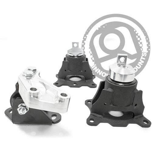 Innovative 04-08 Acura TL J-Series Black Steel Mounts 75A Bushings (Non-Hydraulic)
