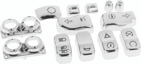 Bikers Choice 16-18 FLHTK/L Chrome Switch Cap Kit