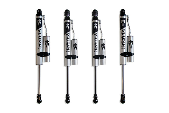 MaxTrac 13-24 Dodge RAM 3500 4WD 4in Lift Front & Rear Vulcan 2.0 Reservoir Shocks