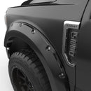 EGR 2017 Ford Super Duty Bolt-On Look Color Match Fender Flares - Set - Shadow Black-2
