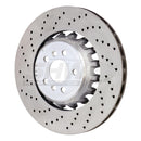 SHW 2020 BMW X5 M 4.4L Left Rear Cross-Drilled Lightweight Brake Rotor (34208074285)-1