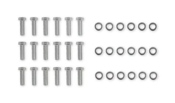 Mr. Gasket Intake Manifold Bolt Set - Hex Head Fits 1965-1990 Chevrolet 396-454 Big Block
