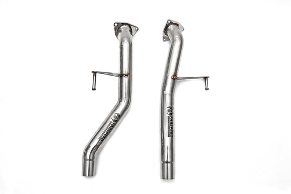 Fabspeed Porsche 955 S Secondary Cat Bypass Pipes (2002-2007)