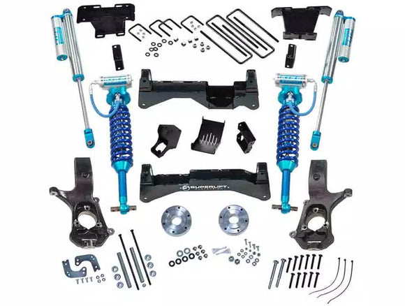 Superlift 14-18 Chevy Silv 4WD 8in Lift Kit w/ Alum/Stamped Steel Cntrl Arms & King Coils & Shocks