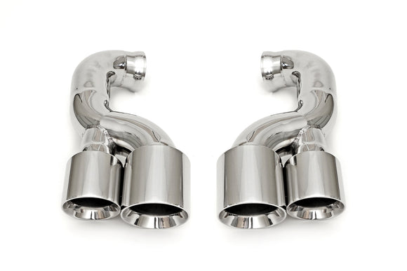 Fabspeed Porsche 957 Turbo / Turbo S Deluxe Quad Style Tips (2008-2010)