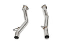 Fabspeed Porsche 958 Turbo / Turbo S Secondary Cat Bypass Pipes (2011-2014)-1