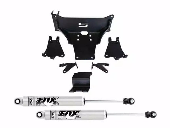 Superlift 05-22 F250/350 4WD Dual Steering Stabilizer Kit w/ Fox 2.0 Shocks (No Lift Req)
