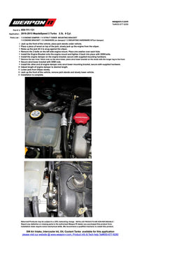 Weapon R 10-13 Mazdaspeed 3 Turbo 2.3L Engine Damper Polished - 0