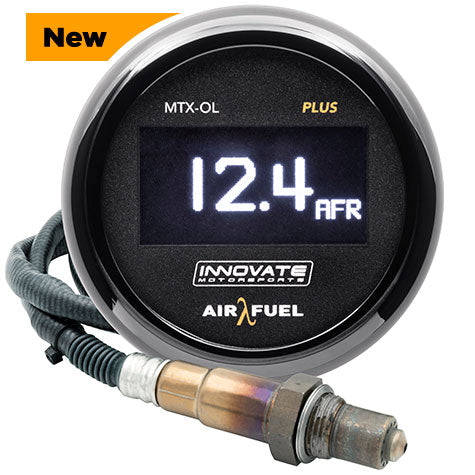 Innovate MTX-OL PLUS Digital Air/Fuel Ratio Gauge Kit 8ft w/O2 Sensor
