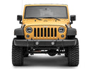 Raxiom 97-18 Jeep Wrangler TJ/JK 7-Inch LED Headlights w/ Halos- Black Housing (Clear Lens)-12