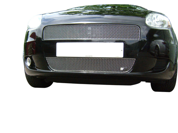 Zunsport Grande Punto and Sport Full Front Grille Set - Silver finish