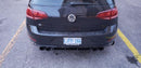 Ventus Autoworks Rear Diffuser W/ Rear Corner Spats | Volkswagen Mk7.5 Golf R-4