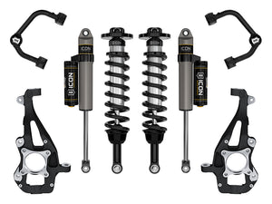 ICON 21-24 Ford F150 4WD 3.5-4.5in Stage 2 Suspension System w/ Tubular UCA