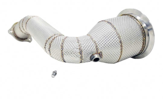 Racing Dynamics Catted Downpipe W/Heat Shield - Porsche / 971.1 / 3.0L / Panamera | 971-10-00-100