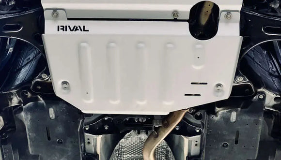 RIVAL Aluminum Transmission Skid Plate 2020-2025 Subaru Forester incl. Wilderness | 2020-2025 Subaru Outback | 2020-2025 Subaru Crosstrek