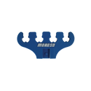 Moroso Wire Loom - 7-9mm - 4 Hole - Blue - 2 Per Card-1